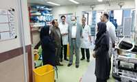 گزارش تصویری بازدید رئیس دانشگاه از مراکز آموزشی درمانی شهید بهشتی و نقوی